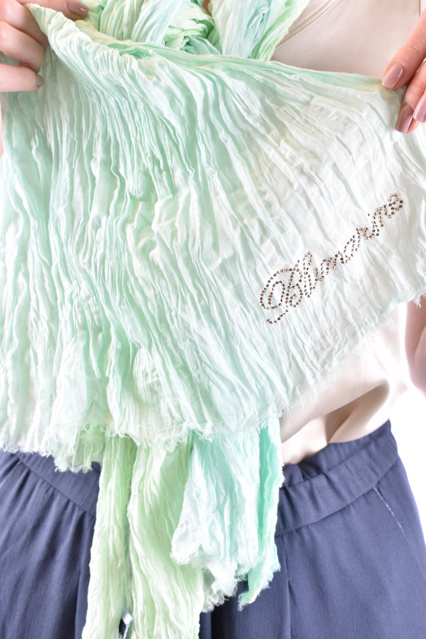 Blumarine Sciarpe Green Groen
