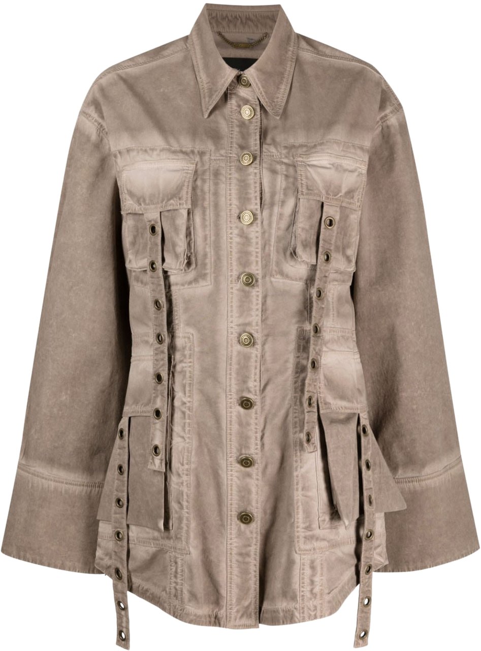 Blumarine Coats Brown Bruin