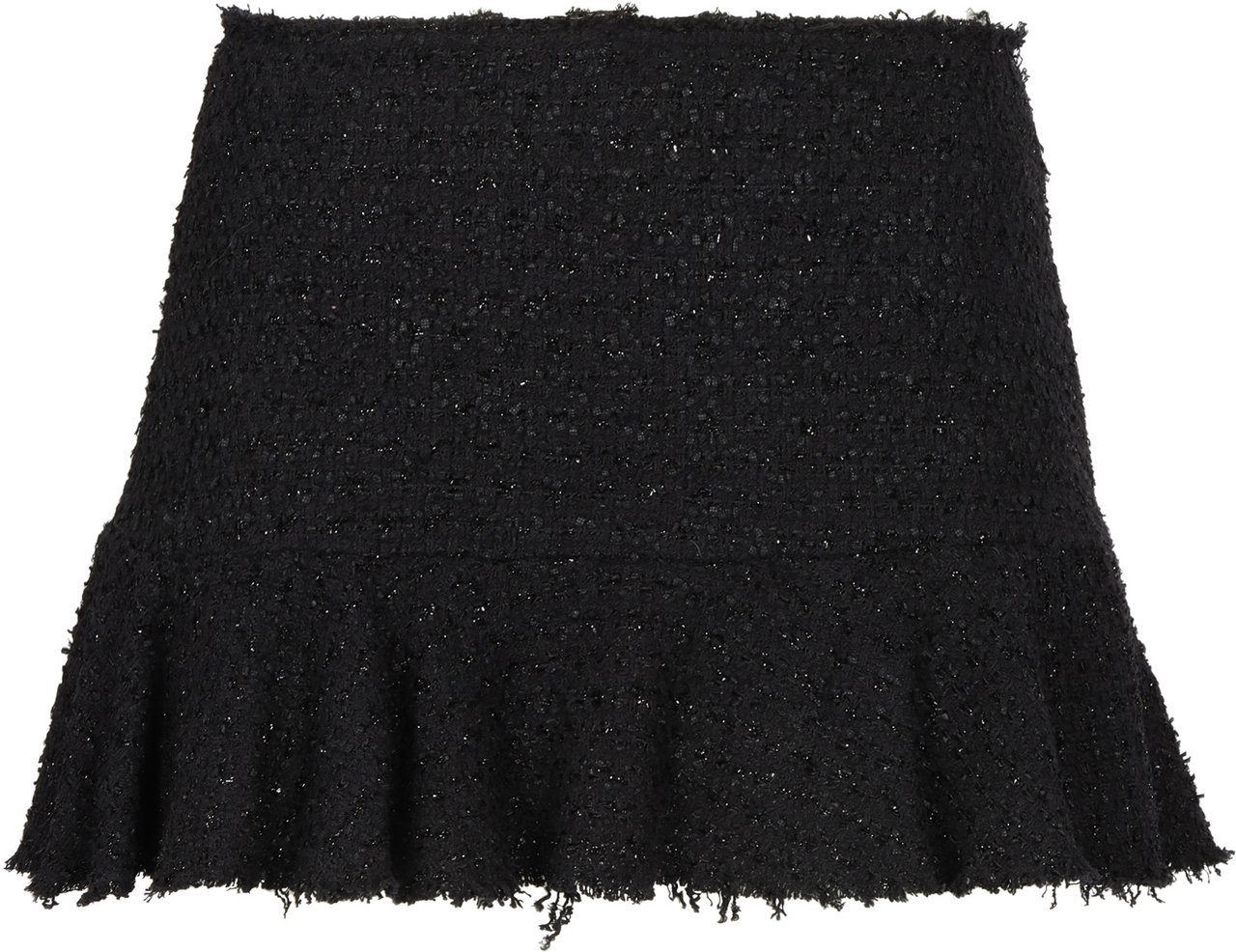 Blumarine Knitted lurex skirt Zwart