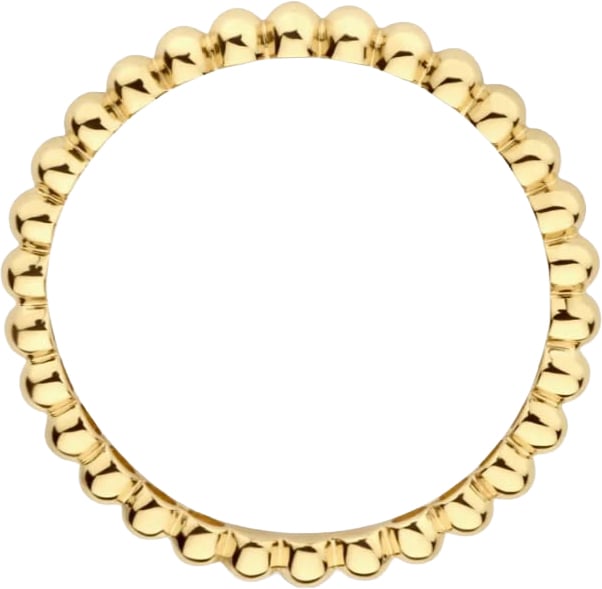 Blush Ring 1105YGO/54 14k Geelgoud Bolletjes Maat 54 Goud
