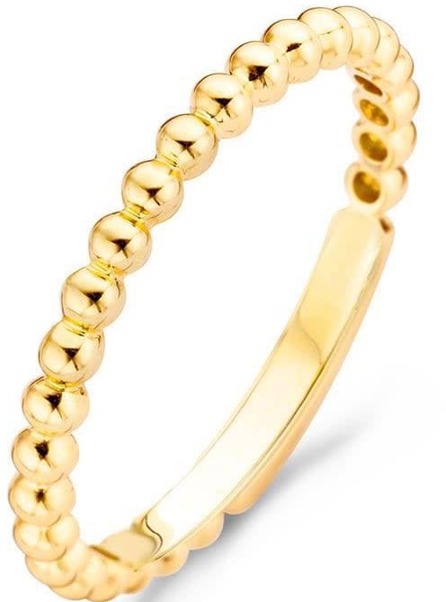 Blush Blush Ring 1105YGO/54 14k Geelgoud Bolletjes Maat 54 Goud