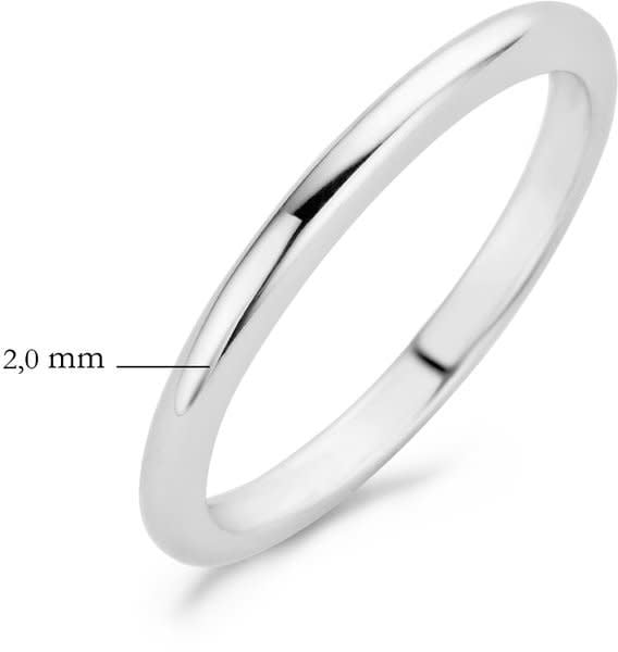 Blush 1117WGO/54 Ring 14 krt witgoud maat 54 Divers