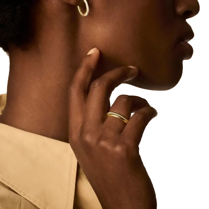 Blush Ring 1117YGO/54 14k Geelgoud Glad Maat 54 Goud