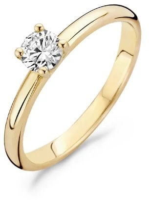 Blush Blush 1133YZI/54  Ring in 14 k geelgoud met briljant geslepen zirkonia in zetting Divers