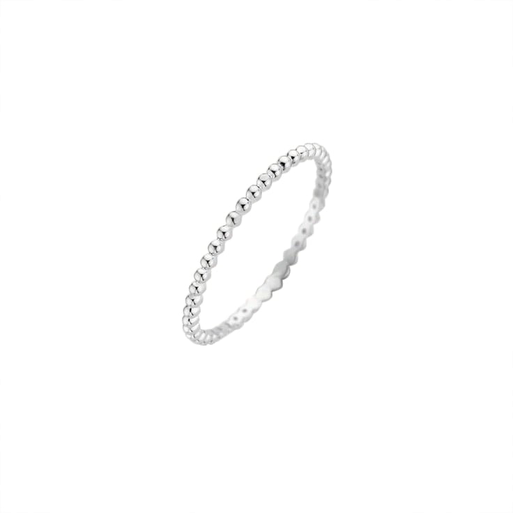 Blush Blush Ring 1195WGO/52 14k Witgoud Bolletjes Maat 52 Divers
