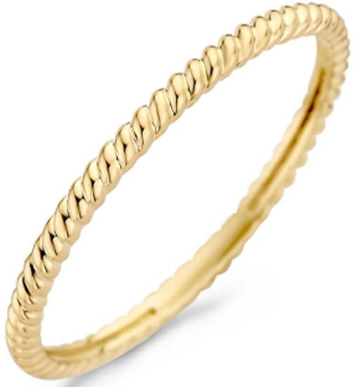 Blush Blush Ring 1196YGO/54 14k Geelgoud Gedraaid Maat 54 Divers