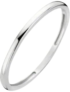Blush Blush Ring 1197WGO/52 14k Witgoud Glad 1,4mm Maat 52 Zilver