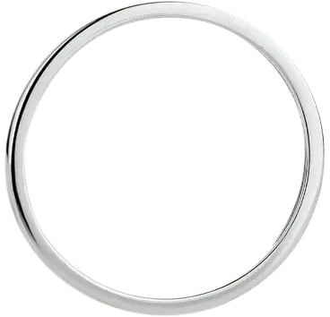 Blush Blush Ring 1197WGO/52 14k Witgoud Glad 1,4mm Maat 52 Zilver