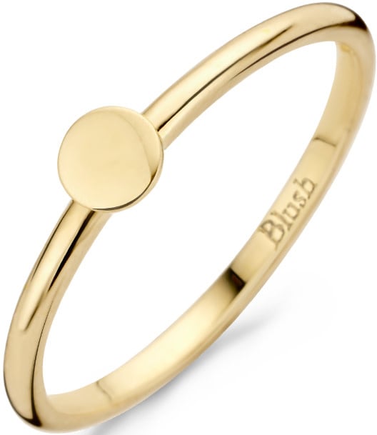 Blush Blush Ring 1212YGO/52 14k Geelgoud met CircelMaat 52 Goud