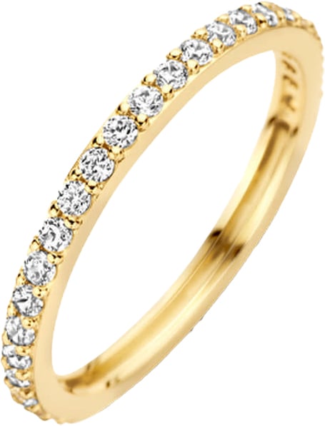Blush Blush Ring 1244YZI/54 14k Geelgoud met zirkonia Maat 54 Divers