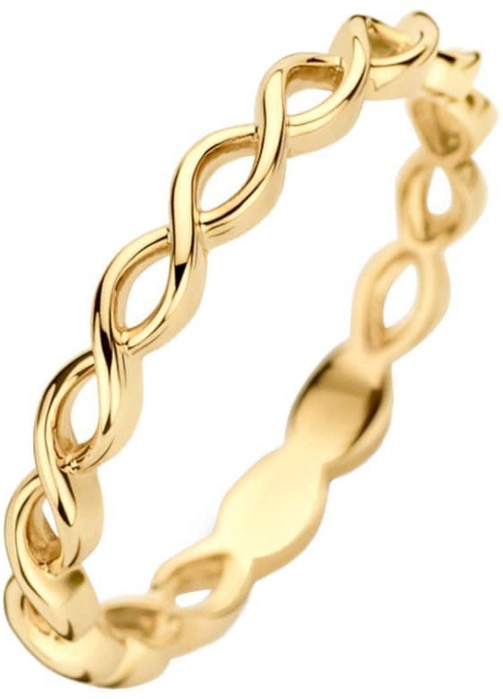 Blush Blush Ring 1245YGO/54 14k Geelgoud Gevlochten Maat 54 Goud