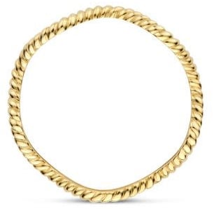 Blush Blush Ring 1263YGO/56 14k Geelgoud Wave Gedraaid Maat 56 Goud