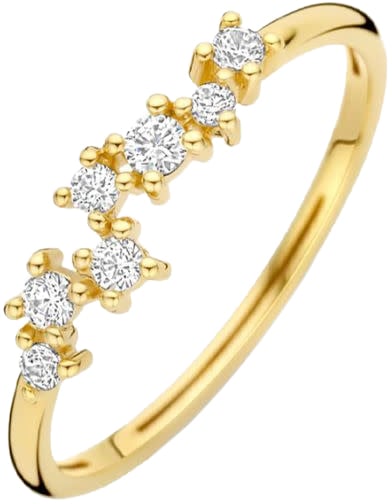 Blush Blush Ring 1267YZI/54 14k Geelgoud met Zirkonia Maat 54 Goud