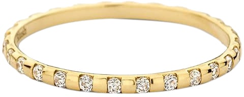 Blush Blush Ring 1268YZI/54 14k Geelgoud met Zirkonia Maat 54 Goud