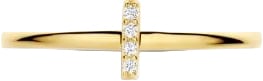 Blush Ring 1270YZI/54 14k Geelgoud met Zirkonia Maat 54 Goud
