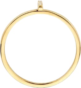 Blush Ring 1270YZI/54 14k Geelgoud met Zirkonia Maat 54 Goud