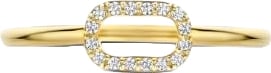 Blush Blush Ring 1289YZI/54 14k Geelgoud met Zirkonia Maat 54 Goud