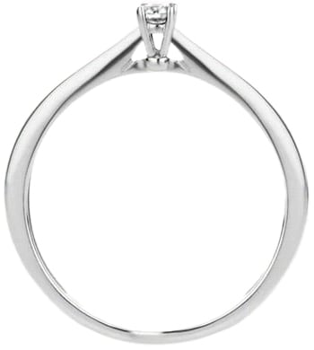 Blush 1621WDI/54 Ring 14 krt witgoud met diamant maat 54 Divers