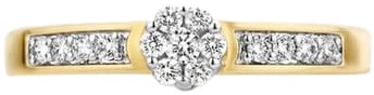 Blush Blush Ring 1624BDI/56 14k Geelgoud 0,25crt G SI Briljant geslepen Diamant Maat 56 Divers