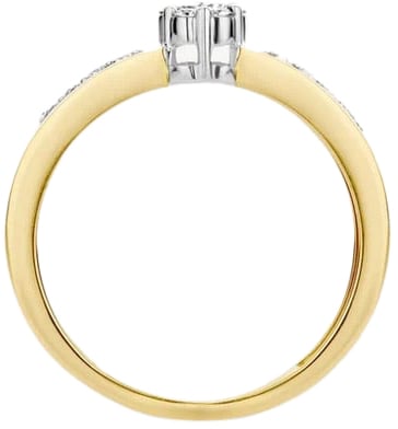 Blush Blush Ring 1624BDI/56 14k Geelgoud 0,25crt G SI Briljant geslepen Diamant Maat 56 Divers