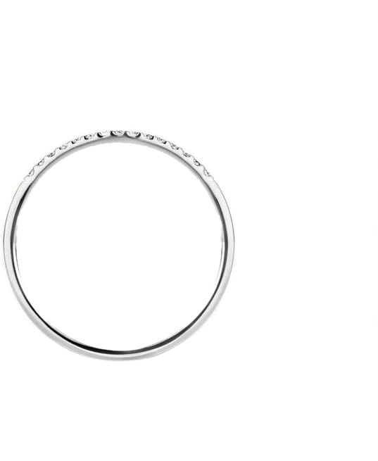 Blush Blush Ring 1626WDI/54 14k Witgoud 0,10crt G SI met Briljant geslepen Diamant Maat 54 Divers