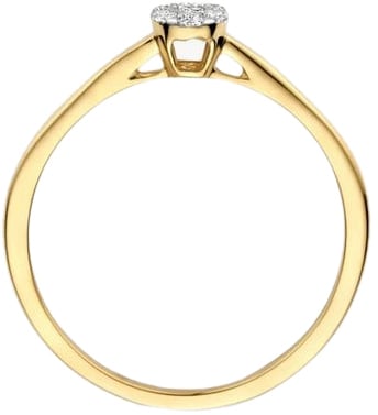 Blush Blush Ring 1680BDI/54 14k Geelgoud met H SI Briljant geslepen Diamant Maat 54 Divers