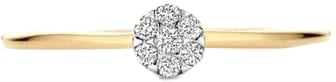 Blush Blush Ring 1680BDI/54 14k Geelgoud met H SI Briljant geslepen Diamant Maat 54 Divers
