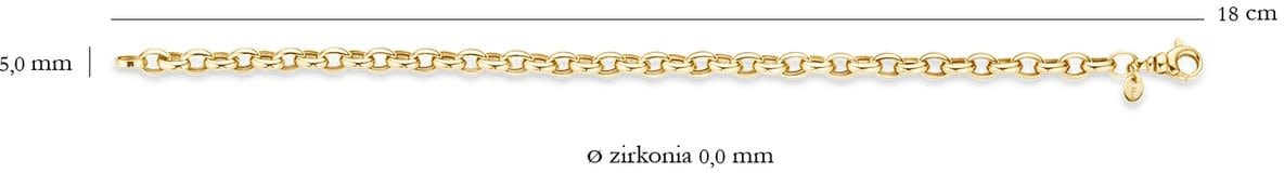 Blush 2162YGO Armband 14 krt geelgoud Goud