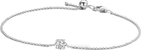 Blush Armband 2166WZI 14k Witgoud met Briljant geslepen Zirkonia 18cm Zilver