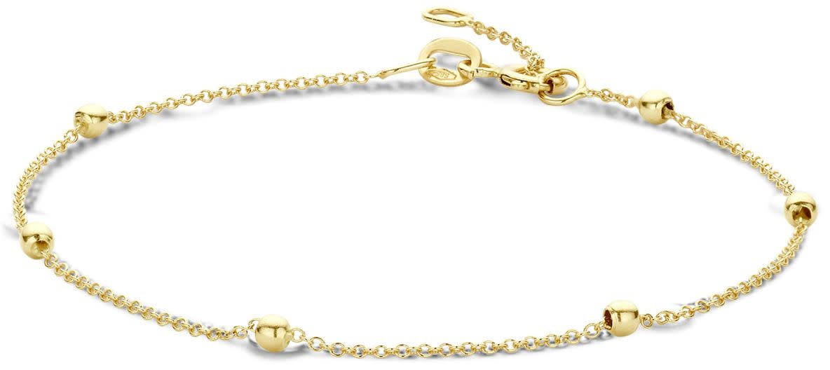 Blush Blush Armband 2224YGO 14k Geelgoud met bolletjes 18,5cm Goud