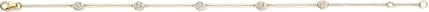 Blush Blush Armband 2238YZI/18,5cm 14k Geelgoud met Zirkonia's Groot 18.5cm Goud