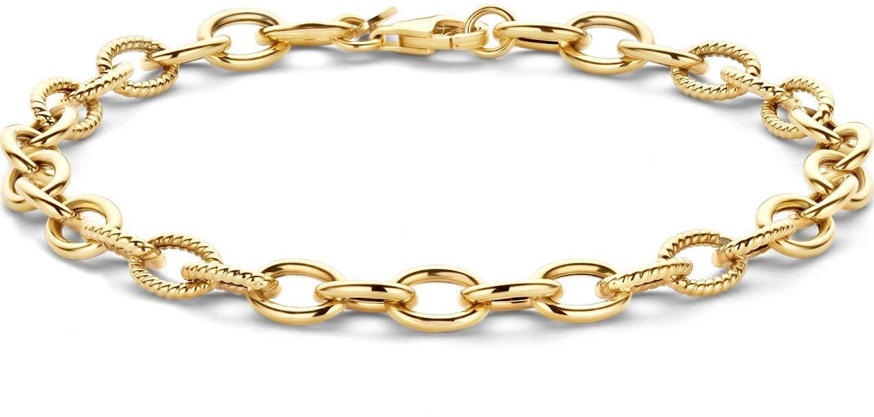 Blush Blush Armband 2255YGO 14k Geelgoud Schakel 18cm Goud