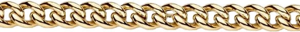 Blush Armband 2262YGO 14k Geelgoud Gourmette Schakel 5.3mm x 18.5cm Goud