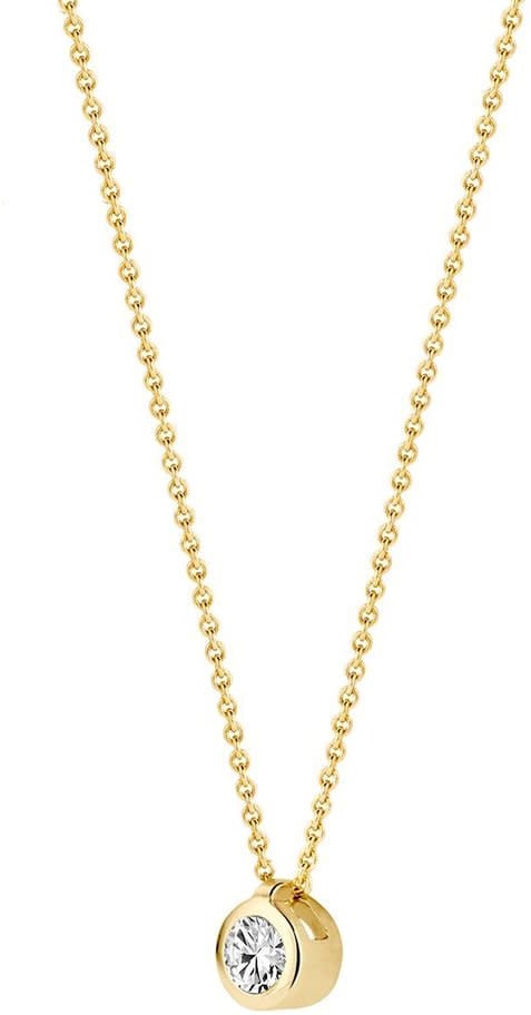Blush 3067YZI Ketting 14 krt geelgoud met zirkonia Divers