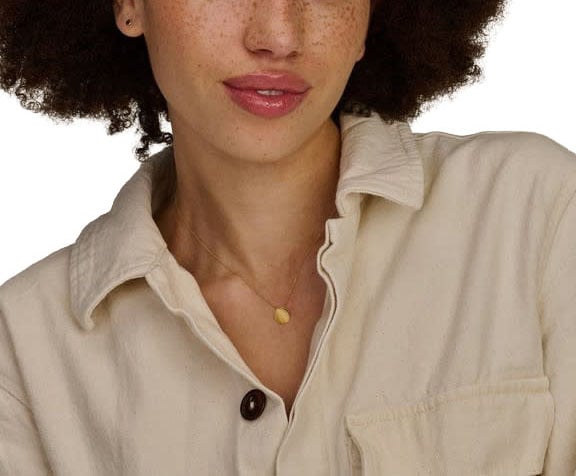 Blush Collier met Hanger 3080YGO 14k Geelgoud Rond 42cm Goud