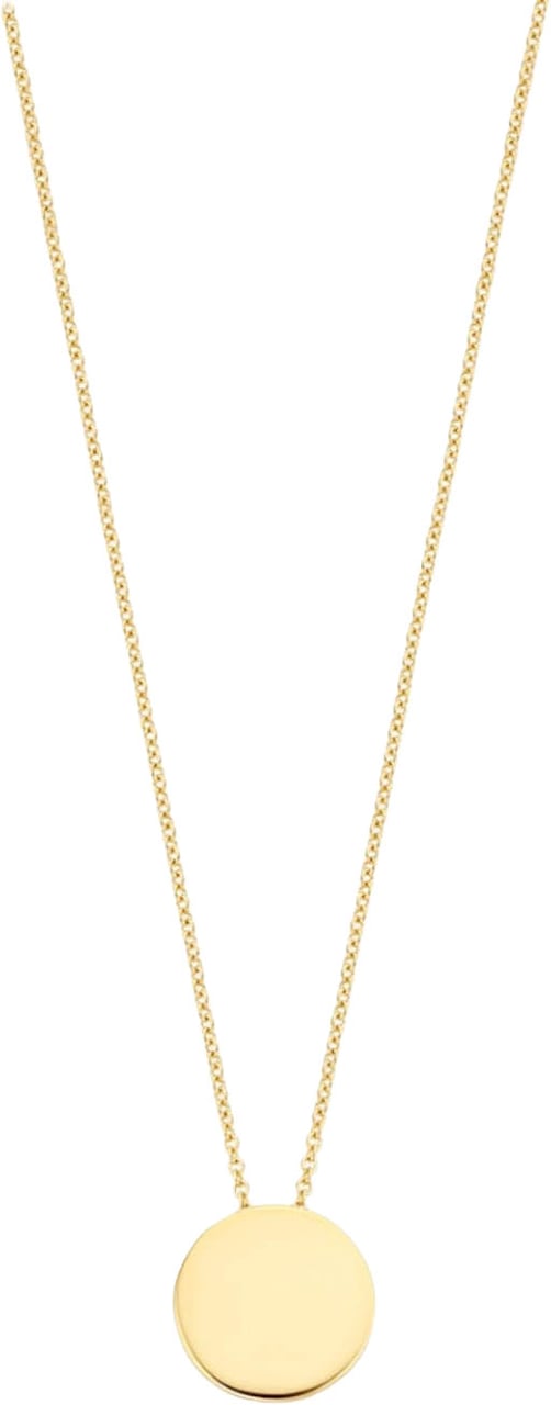 Blush Blush Collier met Hanger 3080YGO 14k Geelgoud Rond 42cm Goud