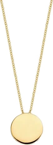 Blush Blush Collier met Hanger 3088YGO 14k Geelgoud Rond 42cm Goud