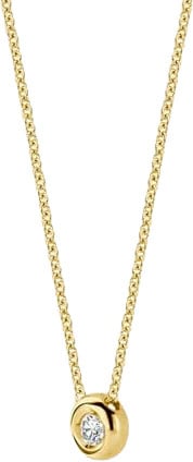 Blush Collier 3113YDI 14k Geelgoud 0,03crt G SI Briljant geslepen Diamant 42cm Goud