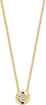 Blush Collier 3113YDI 14k Geelgoud 0,03crt G SI Briljant geslepen Diamant 42cm Goud