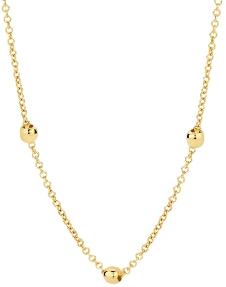 Blush Blush Collier 3145YGO 14k Geelgoud met Bolletjes 42cm Goud