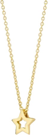 Blush Blush Collier 3151YGO 14k Geelgoud met Ster Hanger 42cm Goud