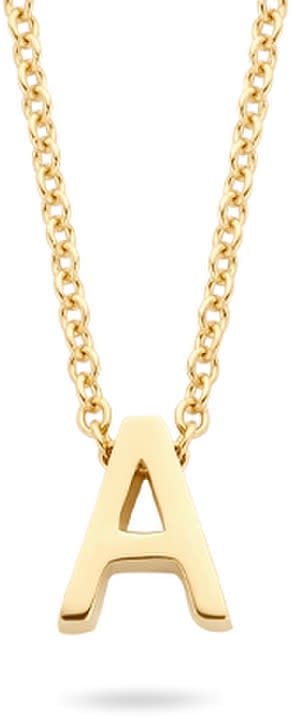 Blush Blush Collier met Hanger 3155YGO_A 14k Geelgoud met letter A 42cm Divers