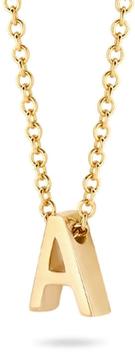 Blush Blush Collier met Hanger 3155YGO_A 14k Geelgoud met letter A 42cm Divers