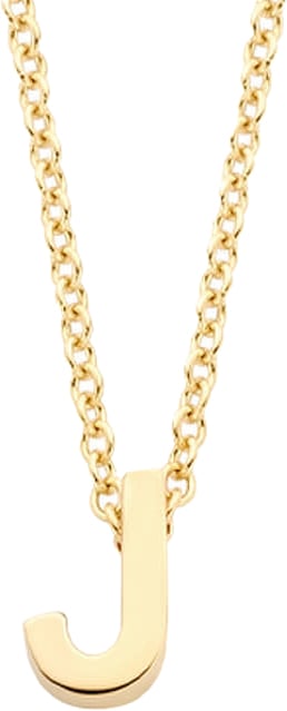 Blush Blush Collier met Hanger 3155YGO_J 14k Geelgoud met de letter J 42cm Divers