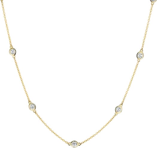Blush Collier 3172YZI 14k geelgoud met Zirkonia 42cm Goud