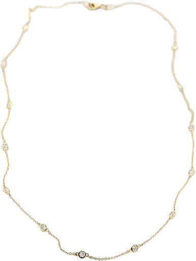 Blush Collier 3172YZI 14k geelgoud met Zirkonia 42cm Goud