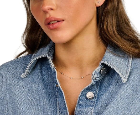 Blush Collier 3172YZI 14k geelgoud met Zirkonia 42cm Goud