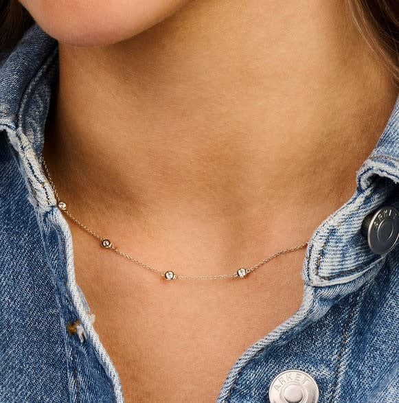 Blush Collier 3172YZI 14k geelgoud met Zirkonia 42cm Goud
