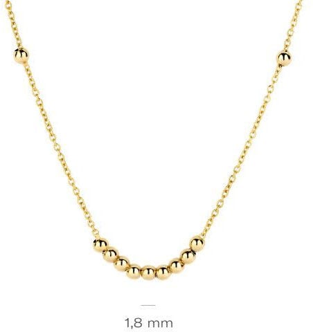 Blush Blush Collier 3182YGO 14k Geelgoud met Bolletjes 42cm Divers