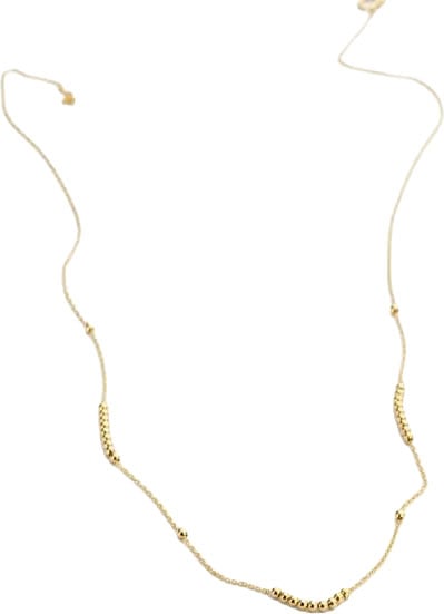 Blush Collier 3182YGO 14k Geelgoud met Bolletjes 42cm Goud